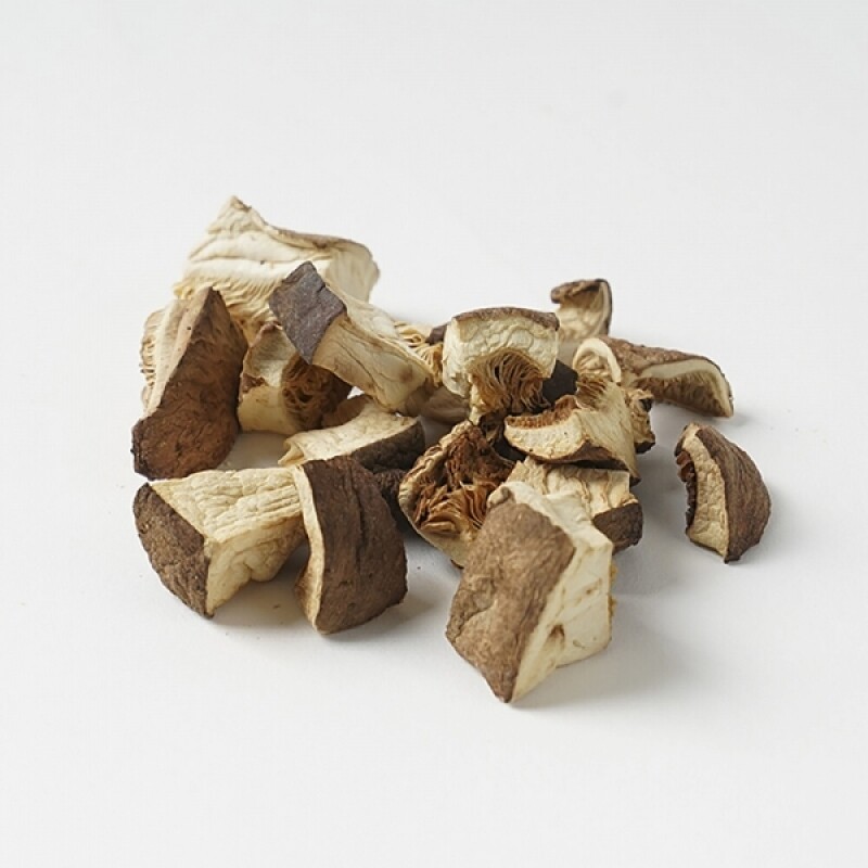 쉼팩토리,[웰던표고] 유기농 참나무원목표고 화고/동고로 건조한 슬라이스 120g, 큐브 120g, 건표고 분말 120g, 선물세트 [원산지:국산(강원도 정선군)]