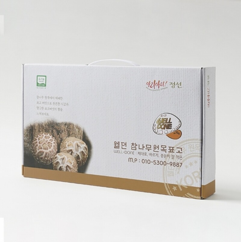 쉼팩토리,[웰던표고] 유기농 참나무원목표고 화고/동고로 건조한 슬라이스 120g, 큐브 120g, 건표고 분말 120g, 선물세트 [원산지:국산(강원도 정선군)]